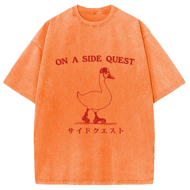 bbb On a Side Quest Goose Washed T-Shirt