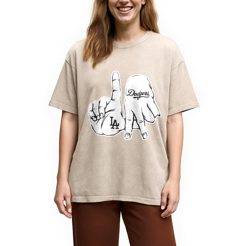 bbb Dodgers LA Vintage Washed T-Shirt
