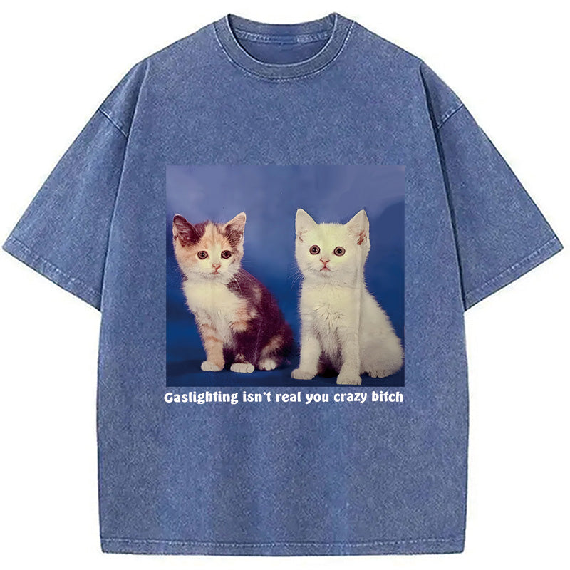 bbb Gaslighting Isn't Real You Crazy Bit*h Washed T-Shirt