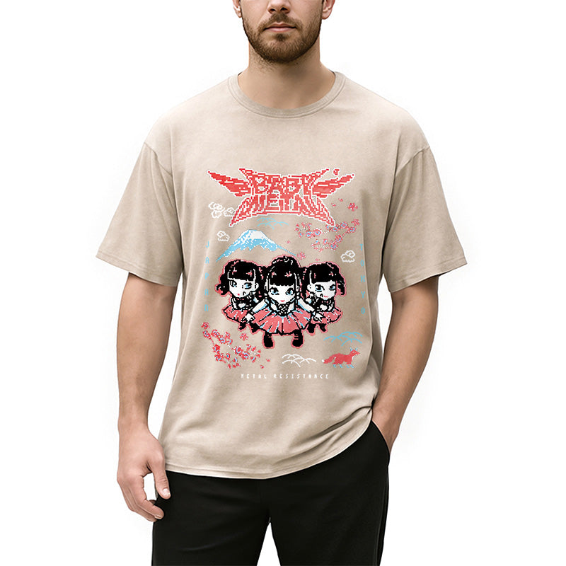 bbb Babymetal Tokyo Washed T-Shirt