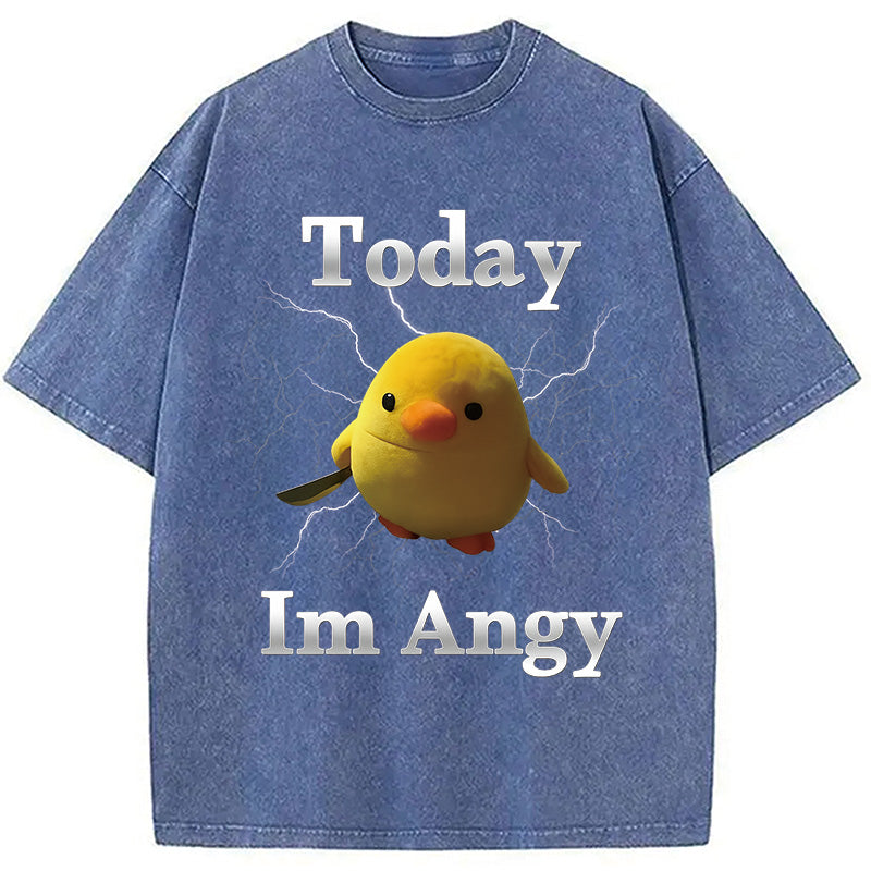 bbb Today I'm Angry Washed T-Shirt