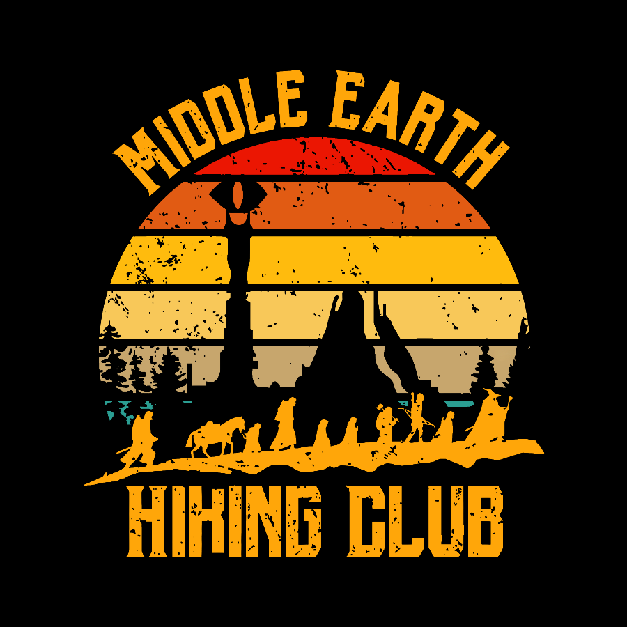 Middle Earth Hiking Club  T-Shirt