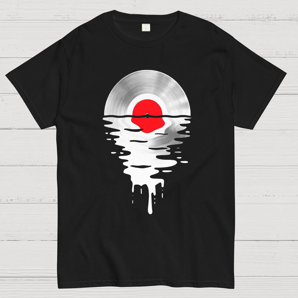Vinyl LP Music Record Sunset Red  T-Shirt