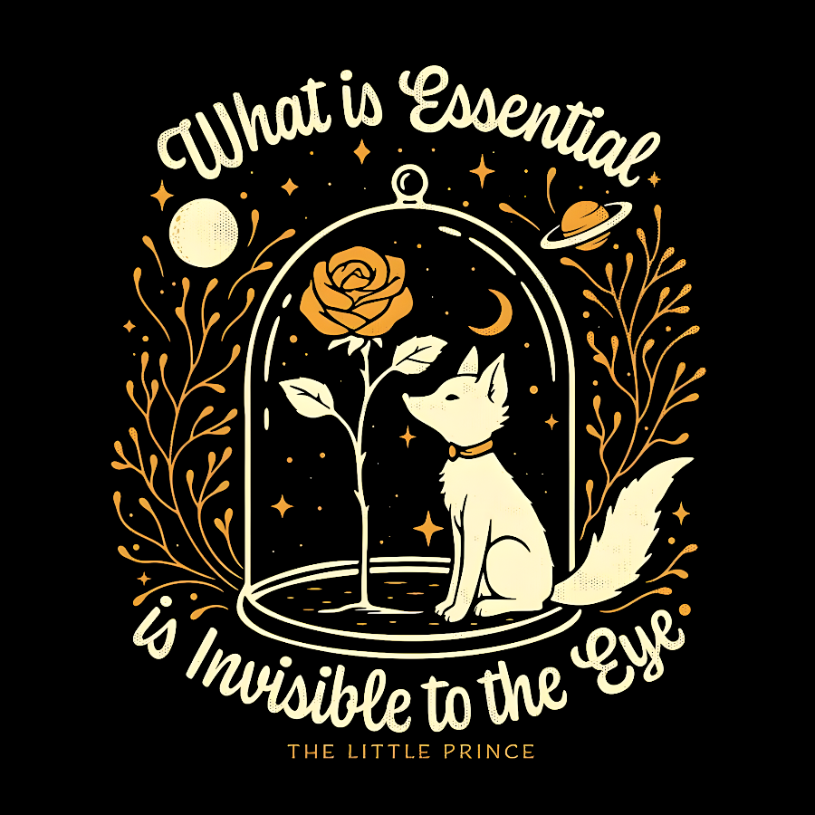 The Rose And The Fox  T-Shirt