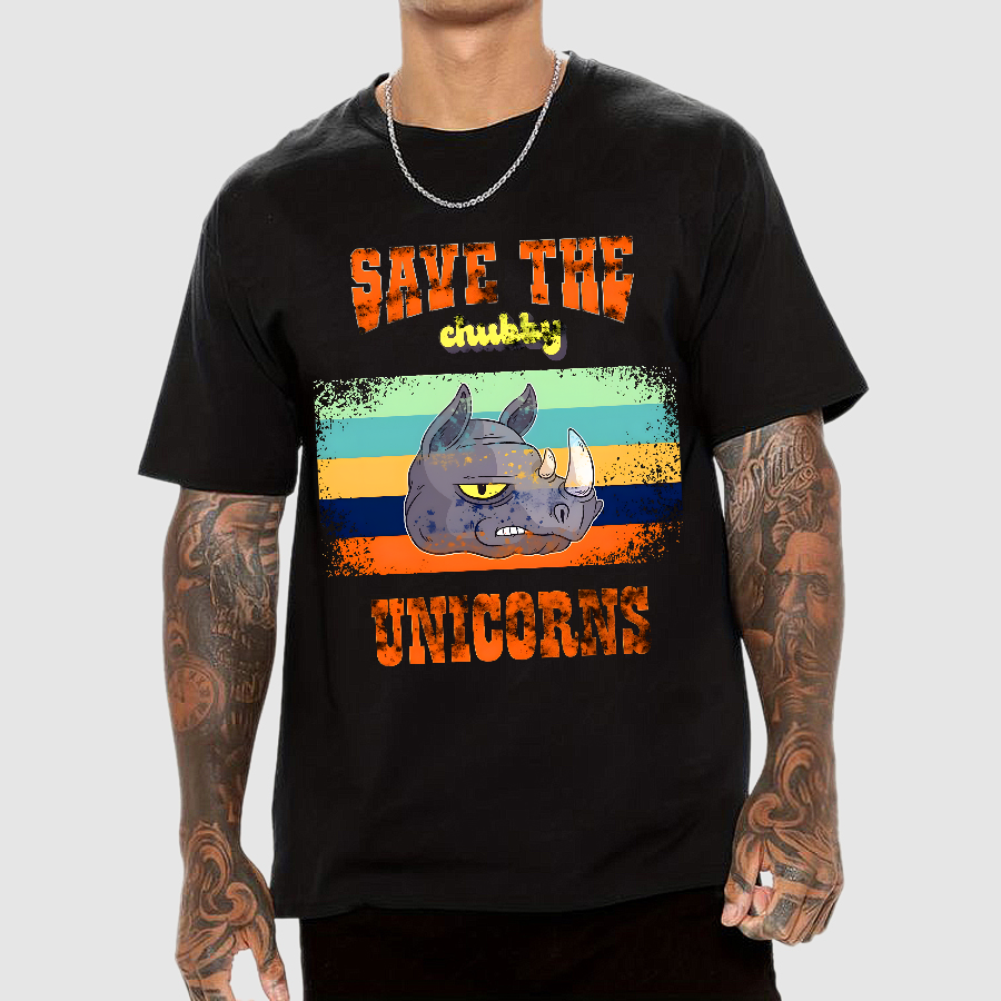 Save the Chubby Unicorns  T-Shirt