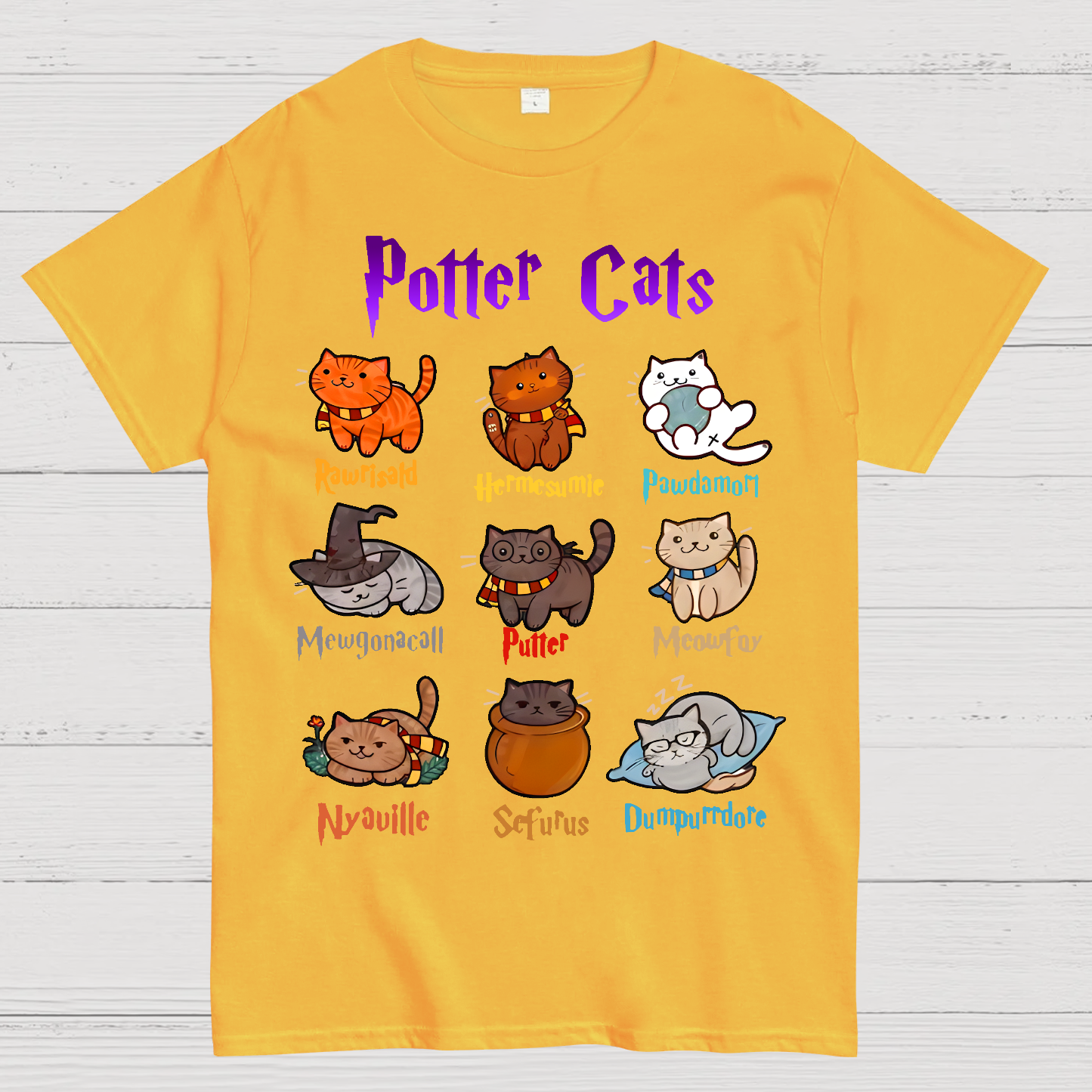 Potter Cats  T-Shirt