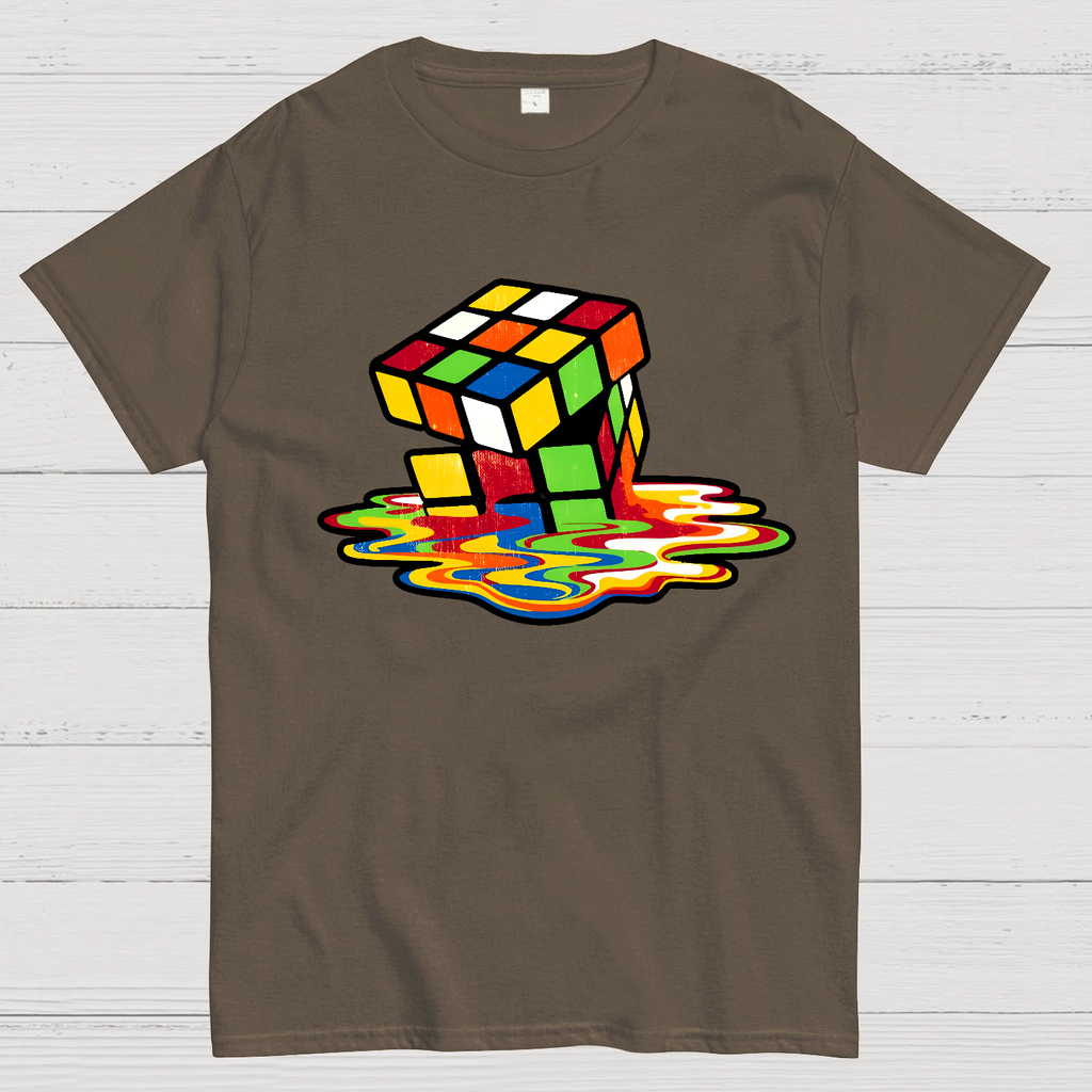 Retro Rubik's Cube Design  T-Shirt