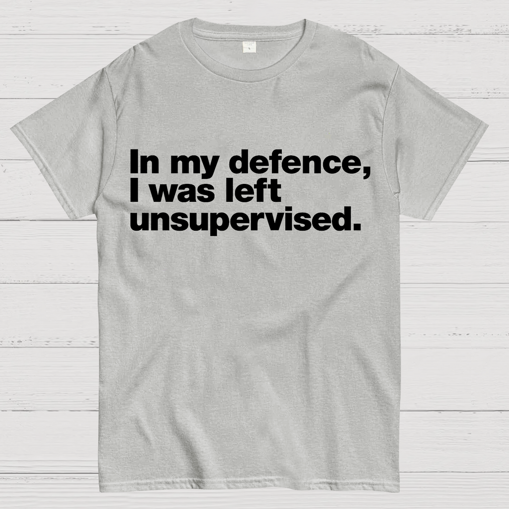 In My Defence，I Was Left Unsupervised. T-Shirt