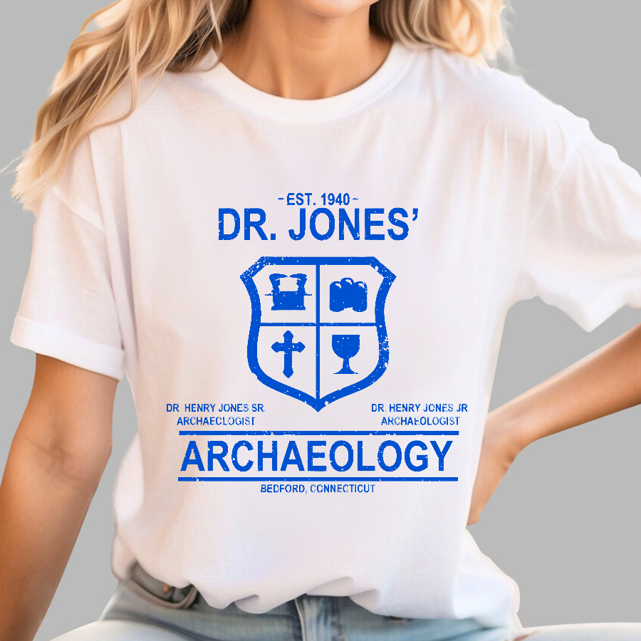 Dr. Jones Archaeology Vintage Retro  T-Shirt