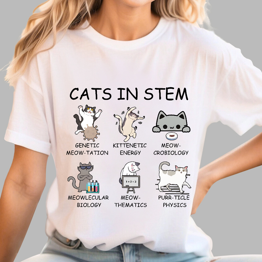 Cats in STEM  T-Shirt