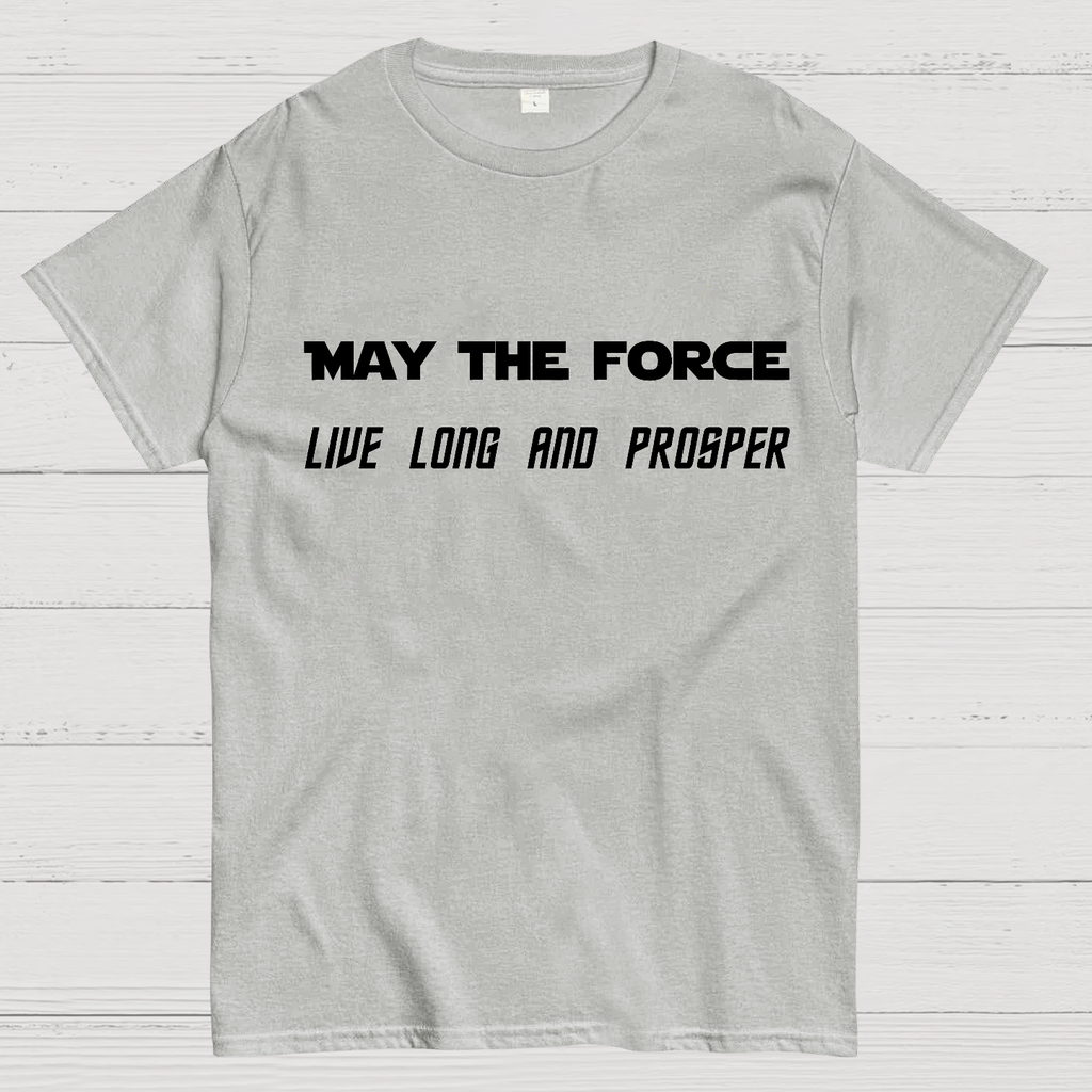 Star Battles May the Force live long and prosper  T-Shirt