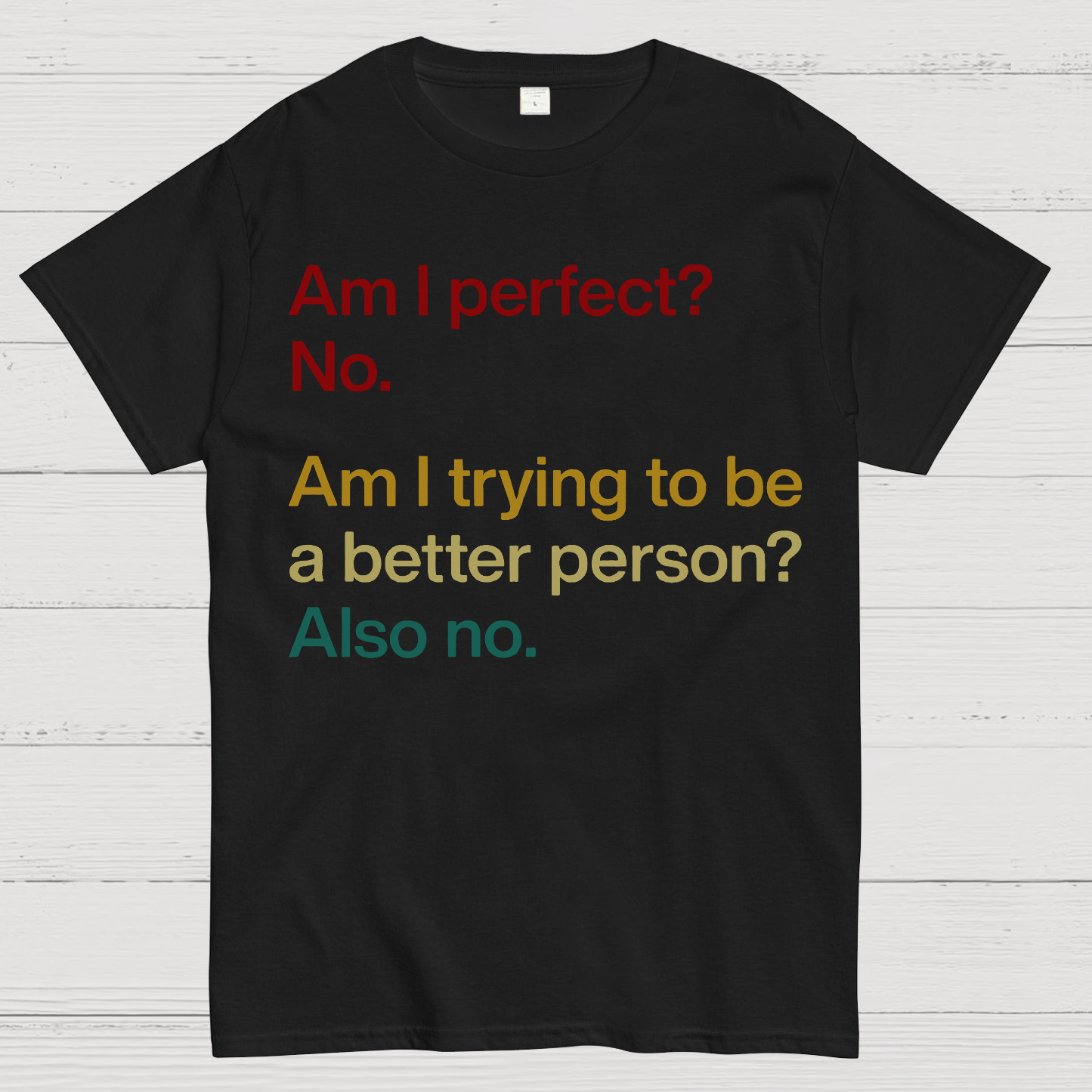 Am I Perfect ？No.  T-Shirt