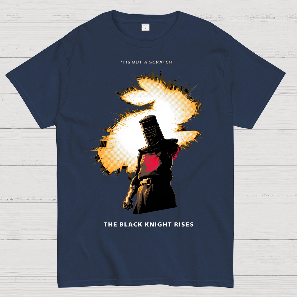 Black Knight vs. Bunny. one will fall.  T-Shirt