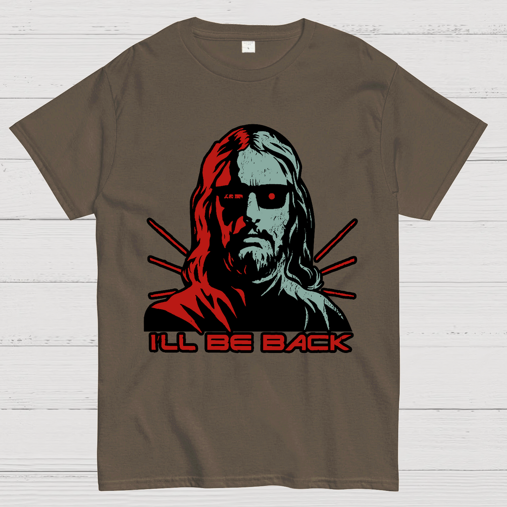 Jesus Terminator I'll Be Back  T-Shirt