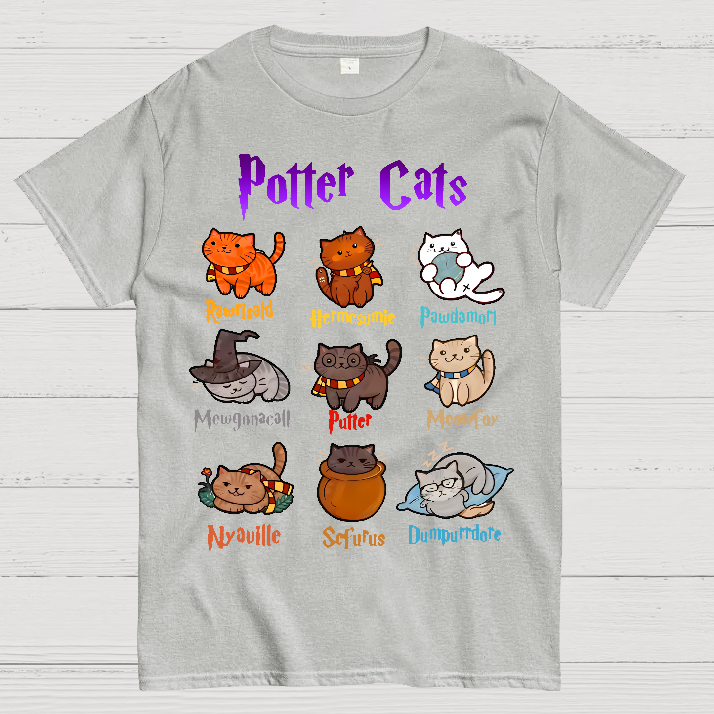 Potter Cats  T-Shirt
