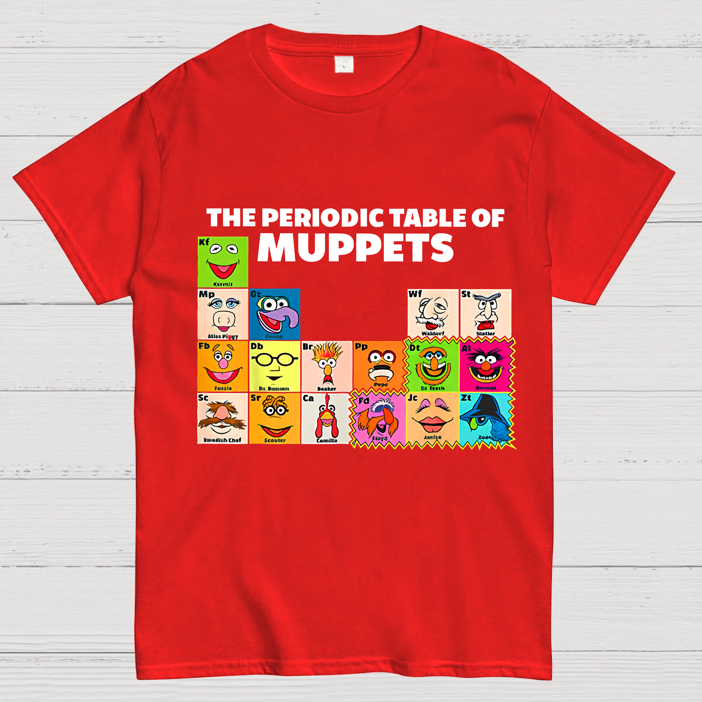 Muppets Periodic Table Funny y T-Shirt