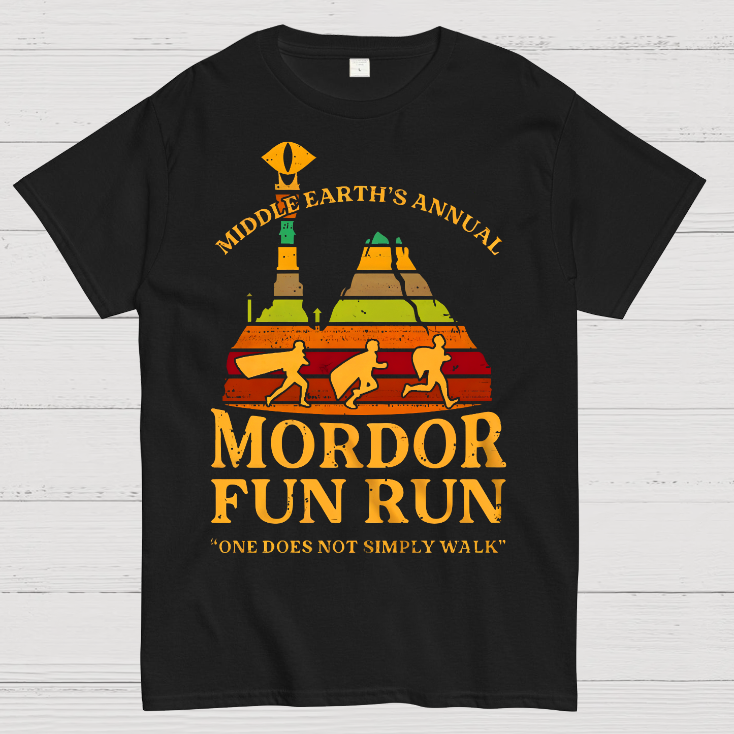 Middleearth's Annual Mordor Fun Run Sarcasm  T-Shirt