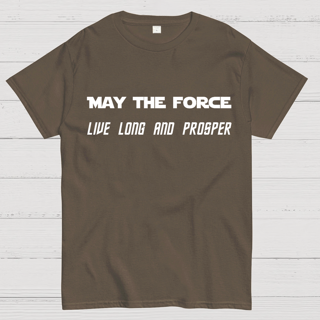 Star Battles May the Force live long and prosper  T-Shirt