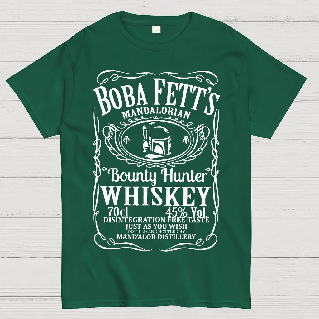 Mandalorian Bounty Hunter Whiskey  T-Shirt