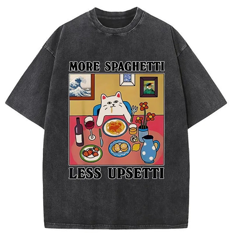 bbb More Spaghetti Less Upsetti Washed T-Shirt