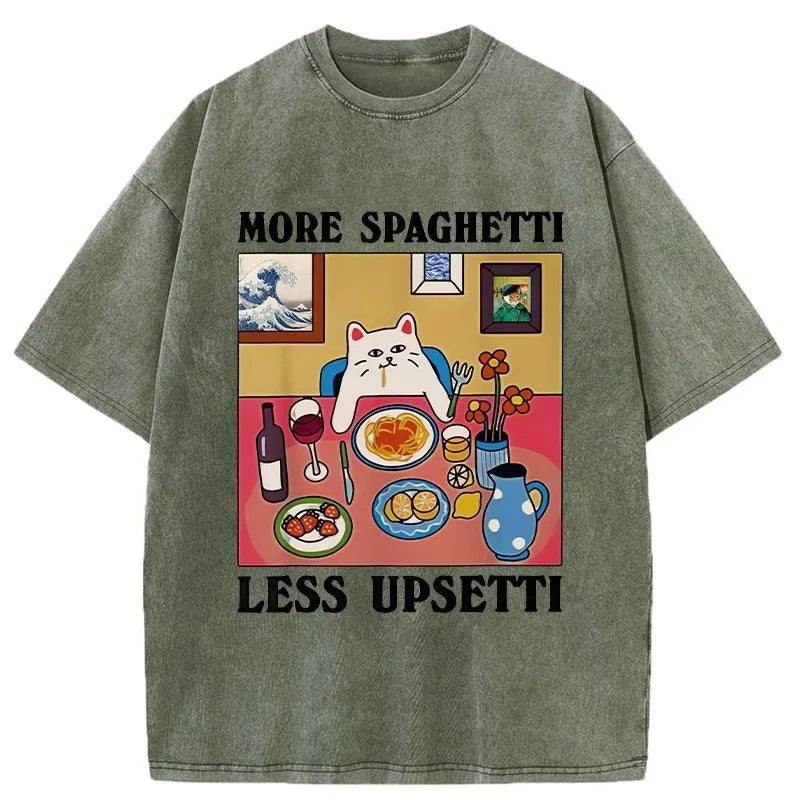 bbb More Spaghetti Less Upsetti Washed T-Shirt