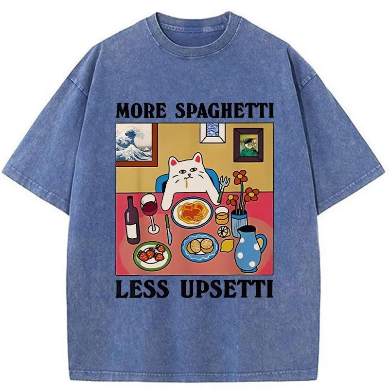 bbb More Spaghetti Less Upsetti Washed T-Shirt