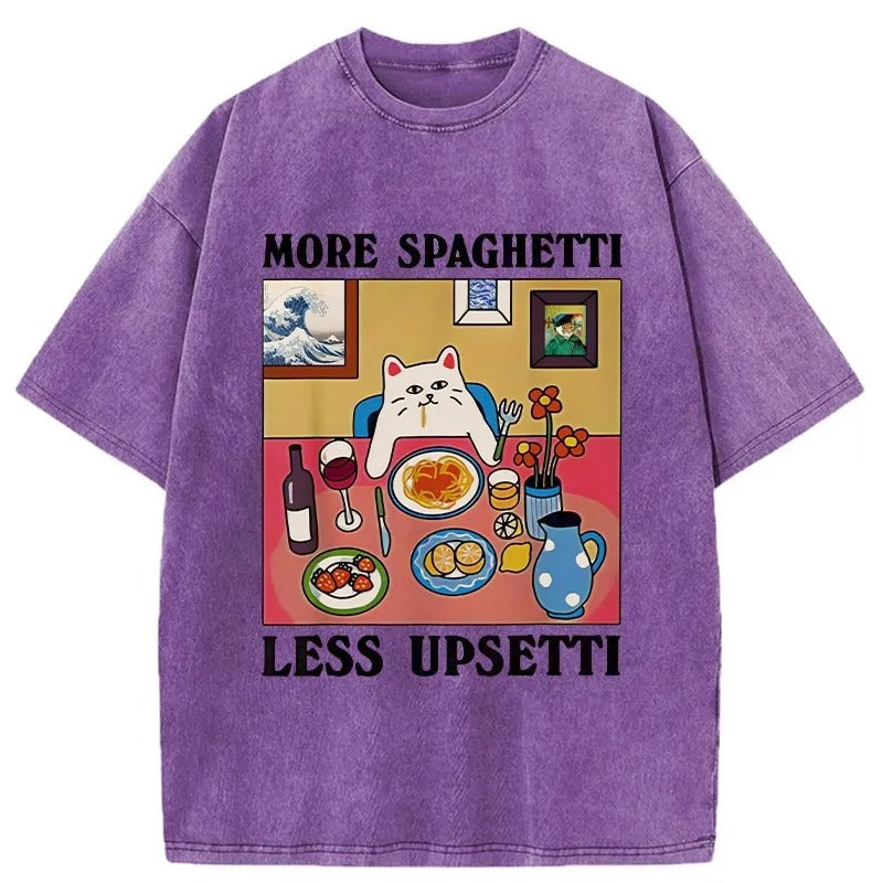 bbb More Spaghetti Less Upsetti Washed T-Shirt
