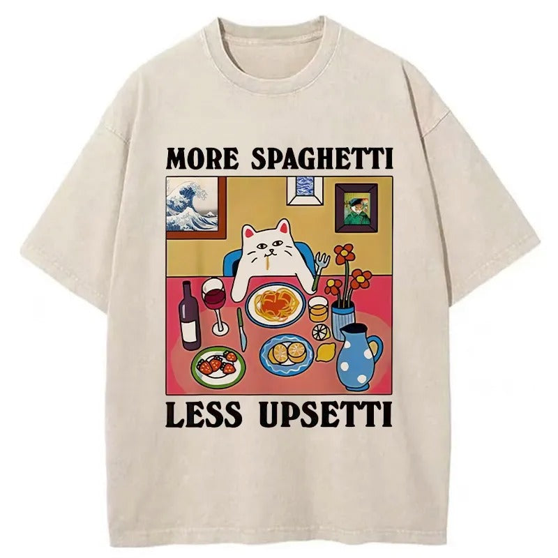 bbb More Spaghetti Less Upsetti Washed T-Shirt