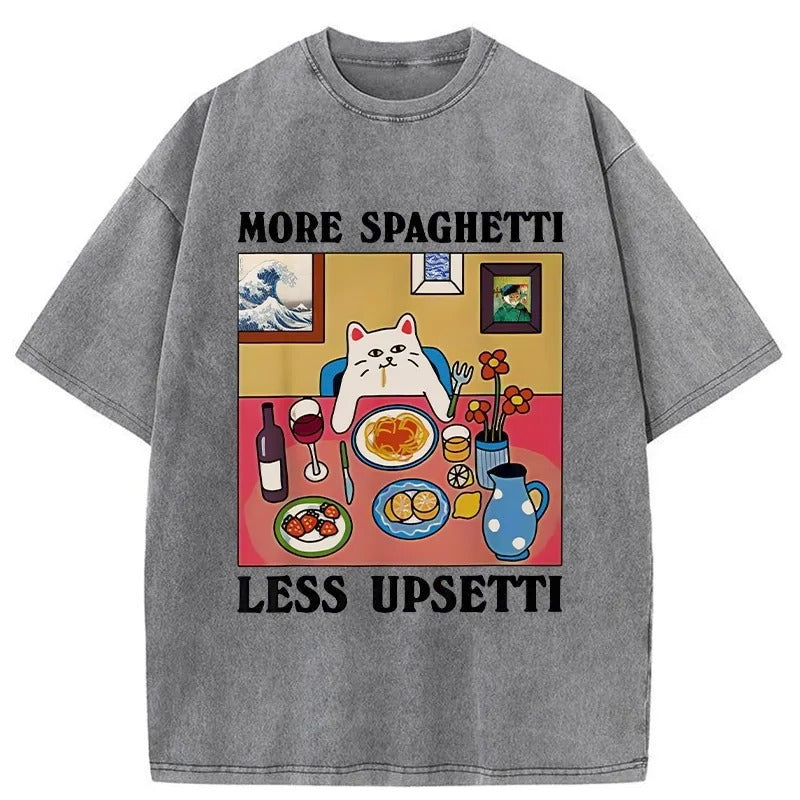 bbb More Spaghetti Less Upsetti Washed T-Shirt