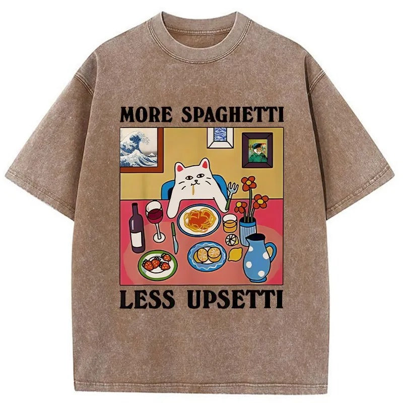 bbb More Spaghetti Less Upsetti Washed T-Shirt