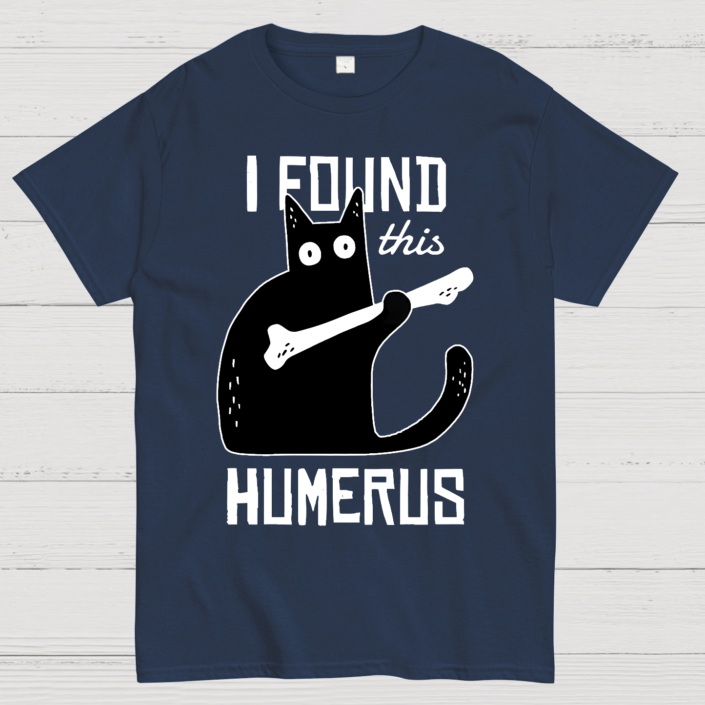 Cat With A Bone  T-Shirt