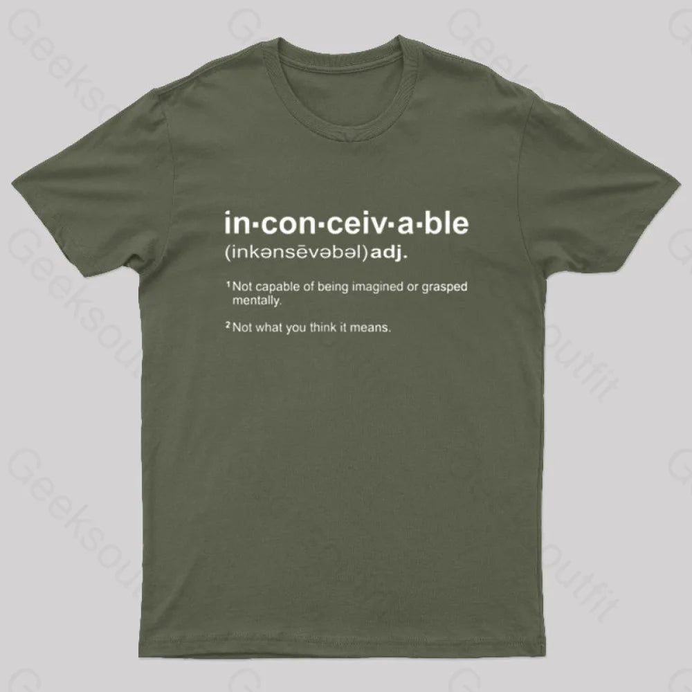 Inconceivable Definition  T-Shirt