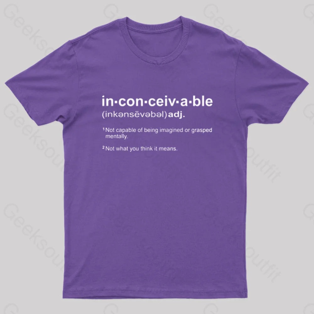 Inconceivable Definition  T-Shirt