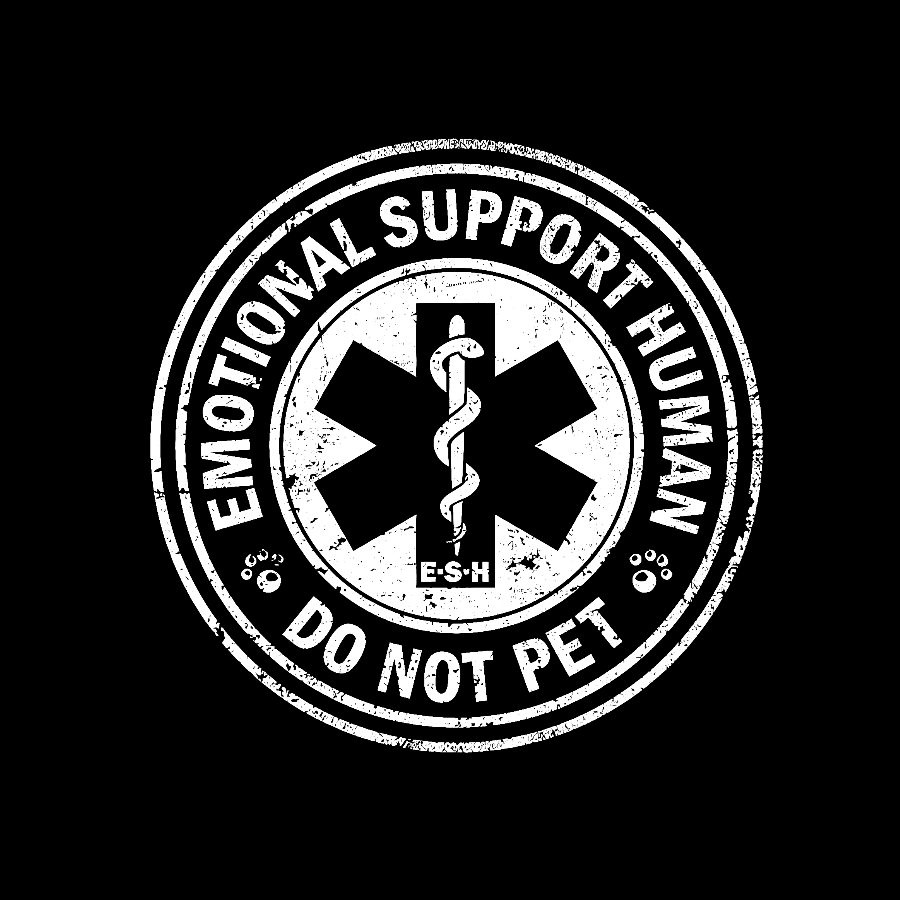 Emotional Support Human  T-Shirt