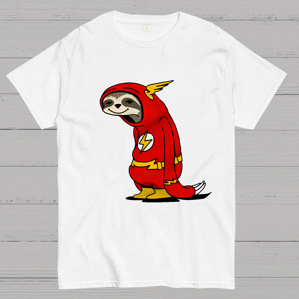 Flash Sloth Funny  T-Shirt