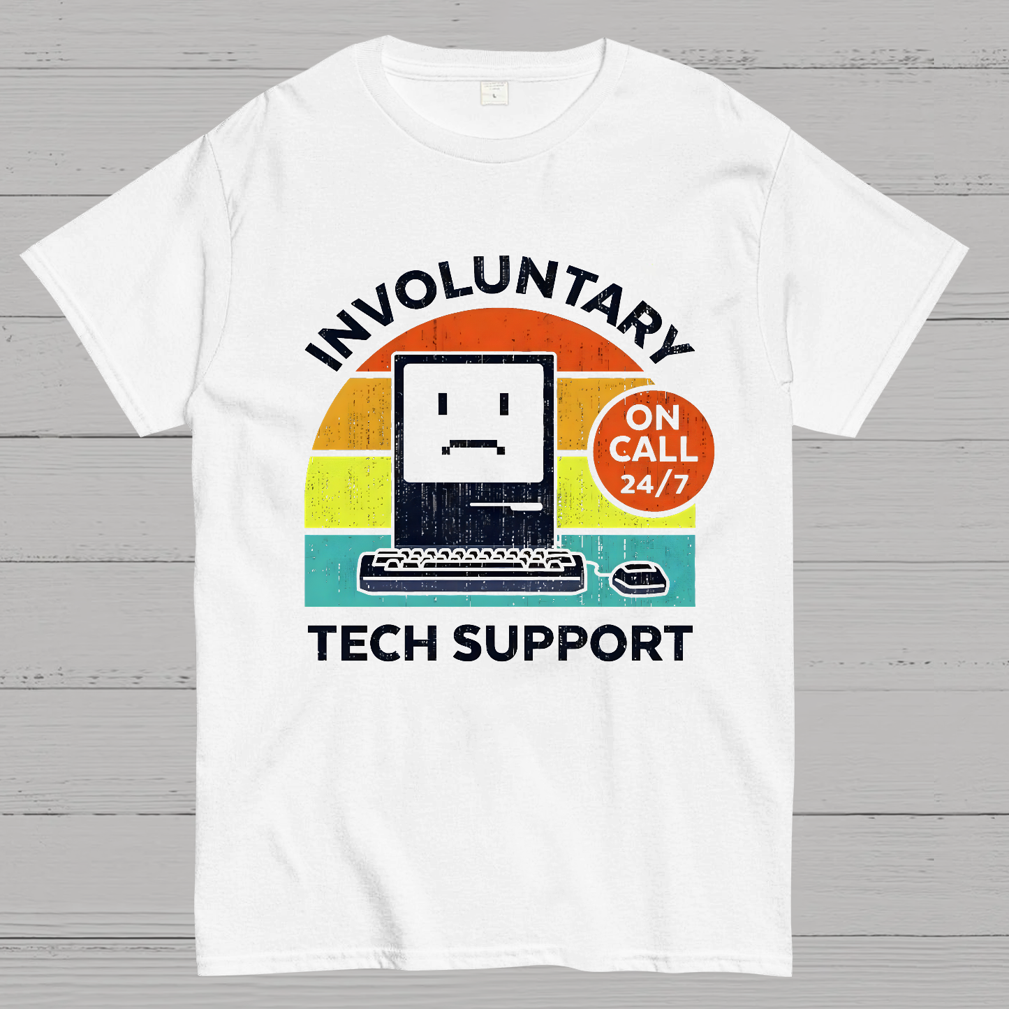 Involuntary Tech Support On Call All The Time  T-Shirt