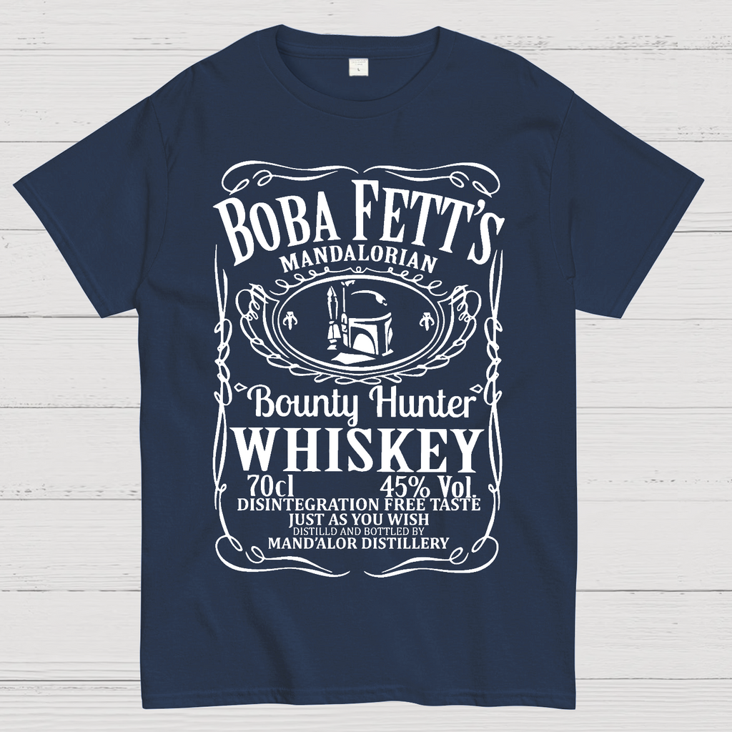 Mandalorian Bounty Hunter Whiskey  T-Shirt