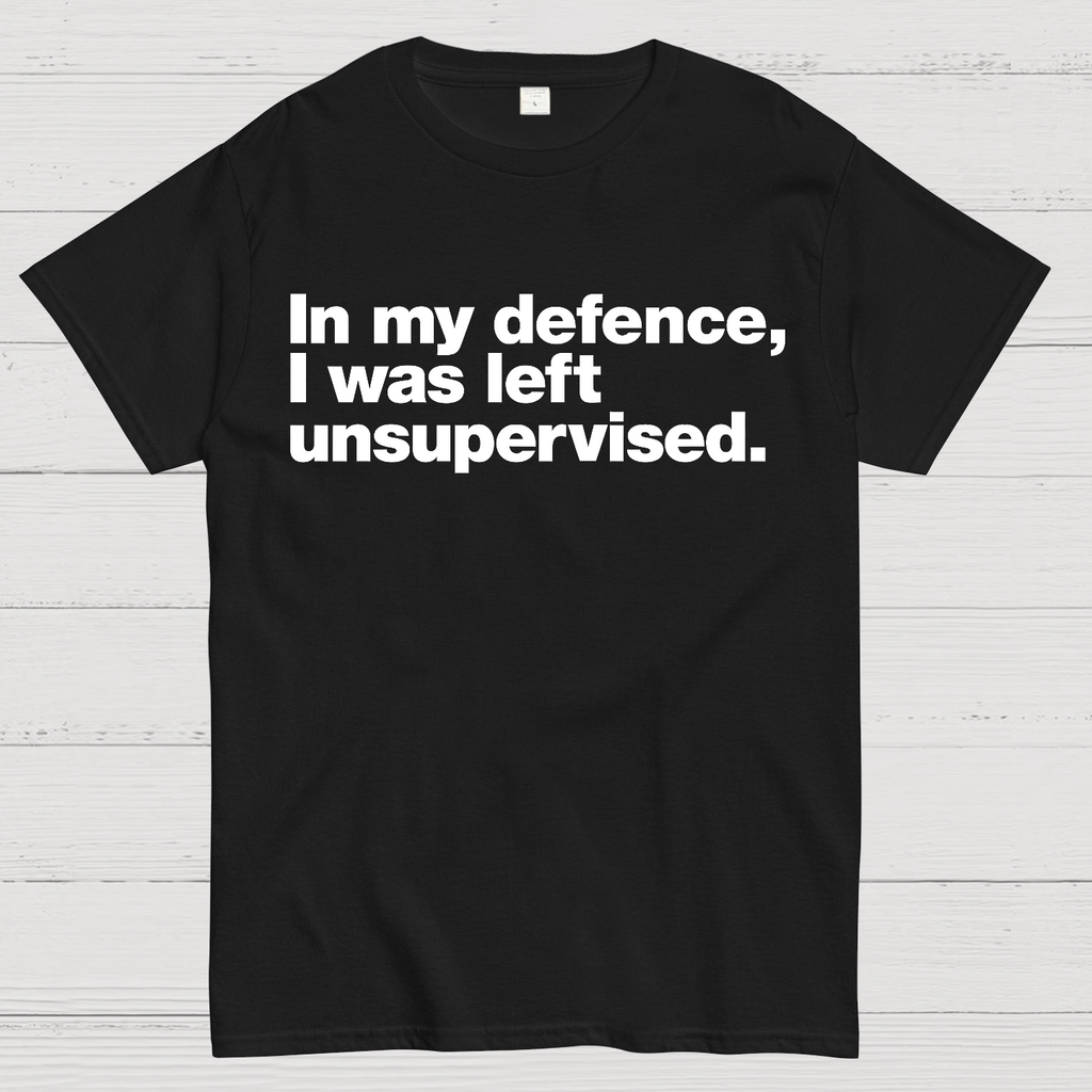 In My Defence，I Was Left Unsupervised. T-Shirt