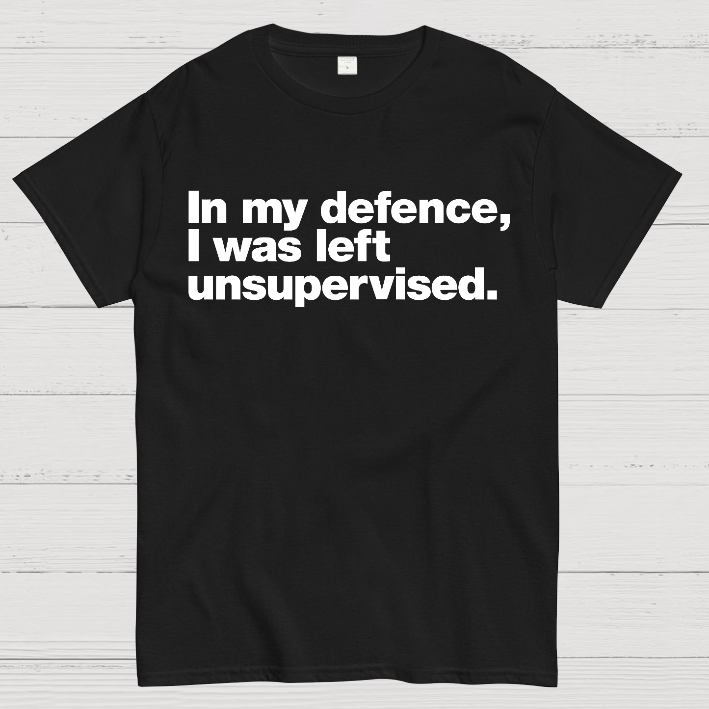 In My Defence，I Was Left Unsupervised. T-Shirt