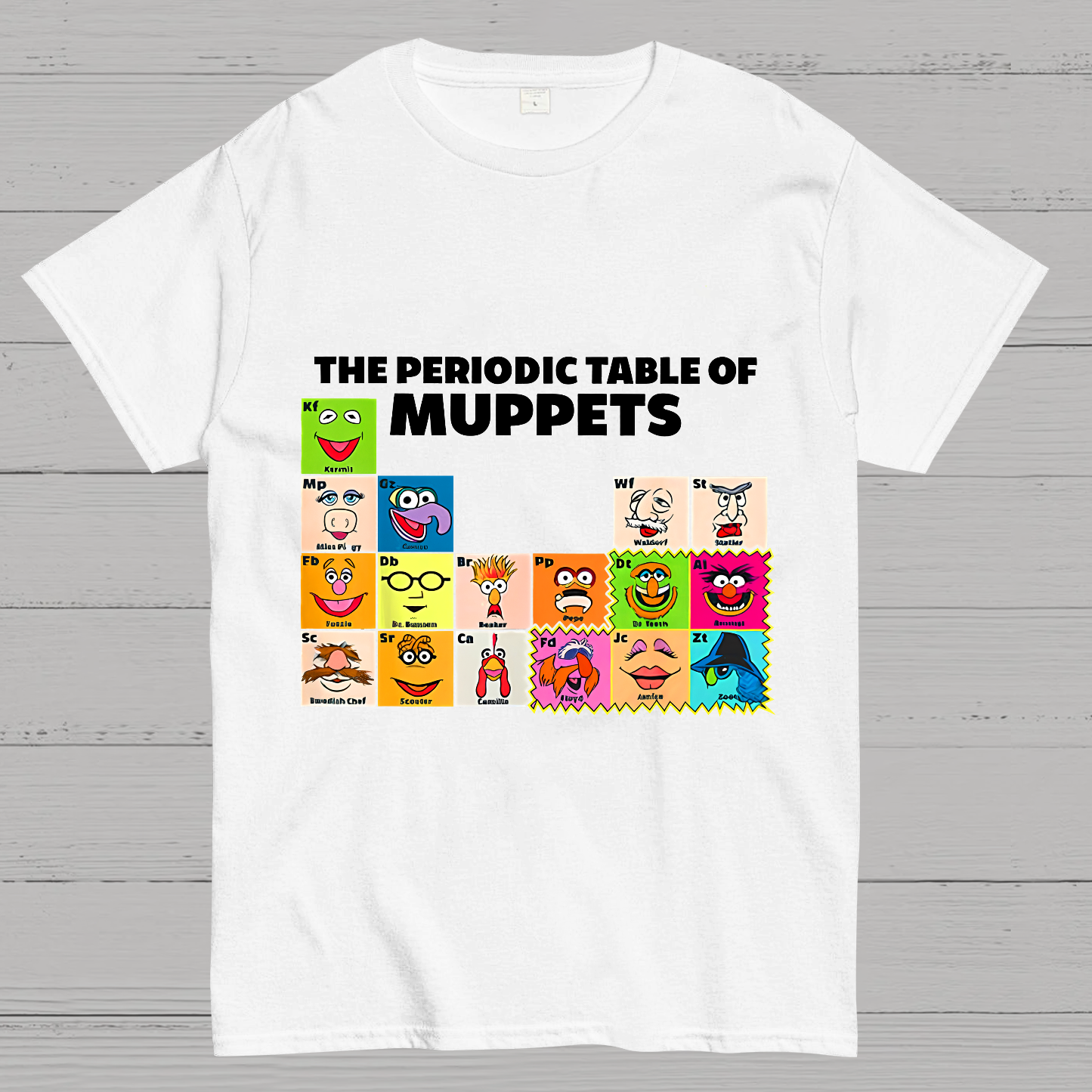 Muppets Periodic Table Funny y T-Shirt