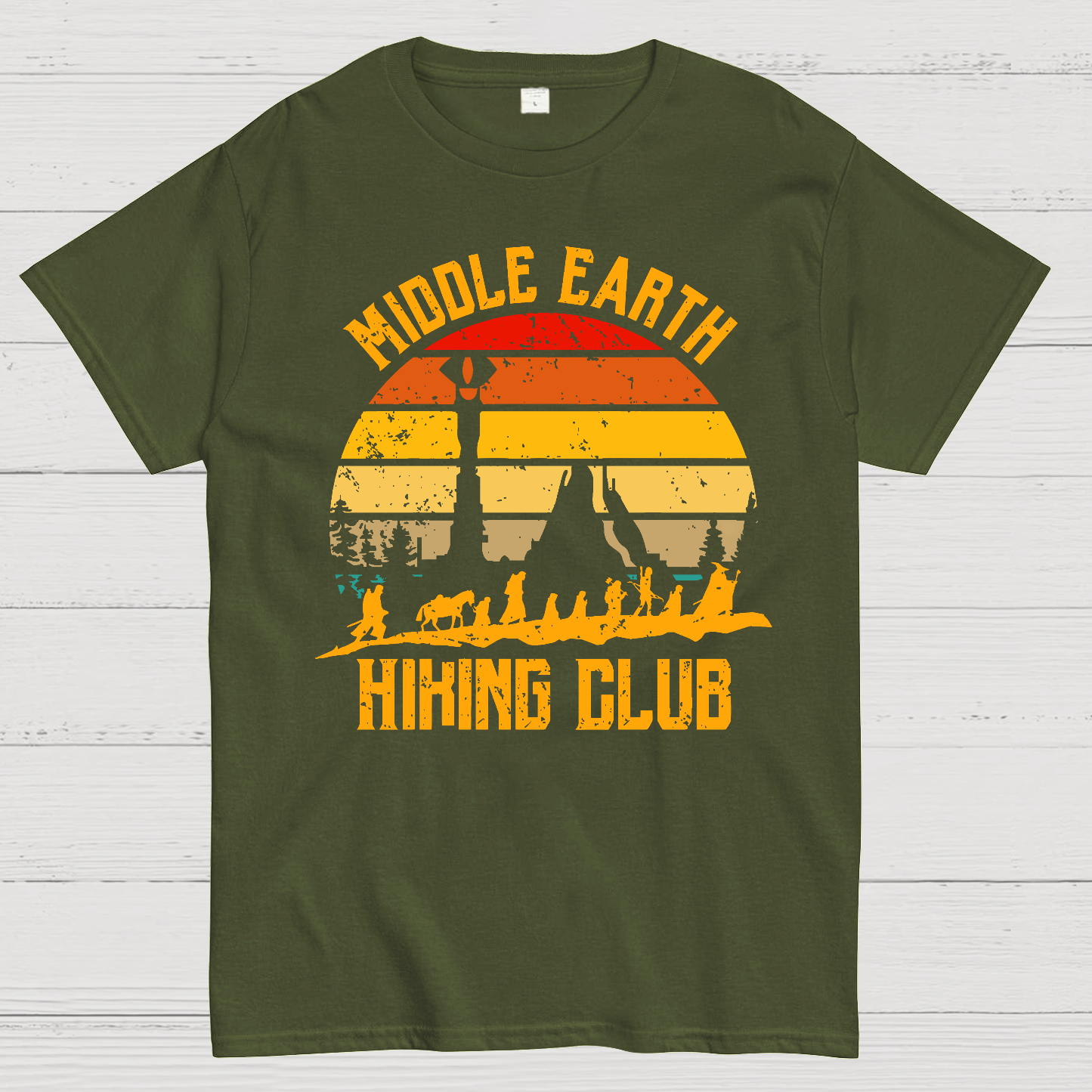Middle Earth Hiking Club  T-Shirt