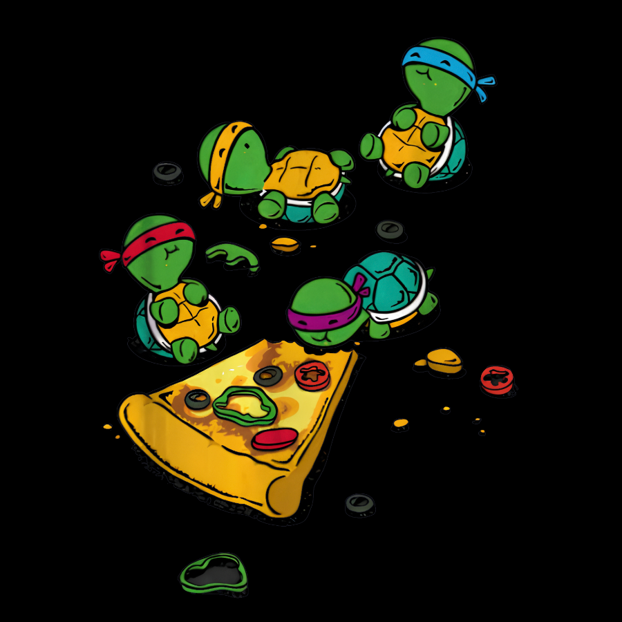 Pizza Lover - Ninja Turtles y T-Shirt