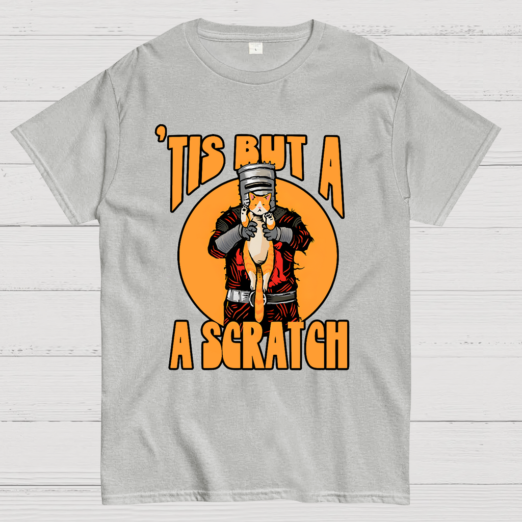 Tis But A Scratch The Black Knight Vs Cat Knight & Kitten  T-Shirt