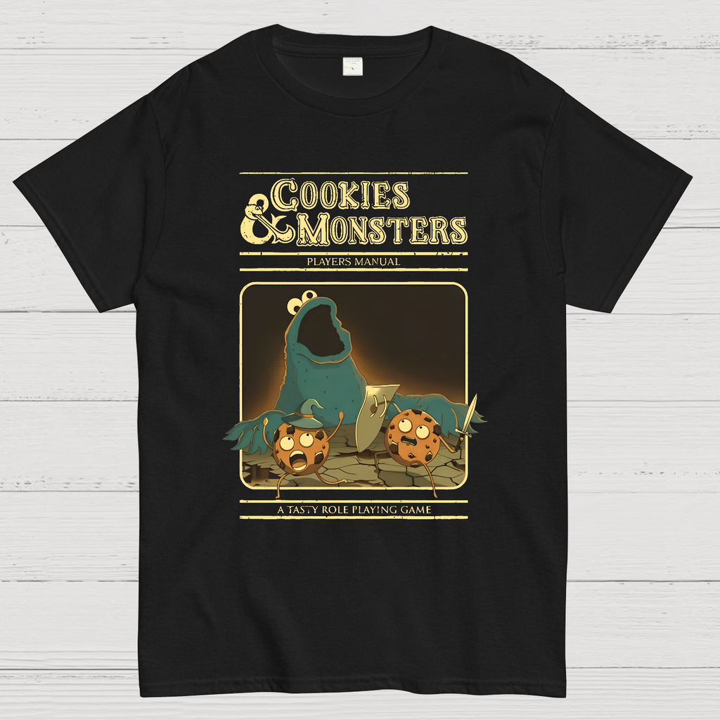 Cookies Monsters Players Manual Nerdy T-Shirt