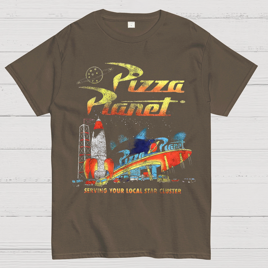 Retro Toy Story Pizza Planet Serving Your Local Star  T-Shirt