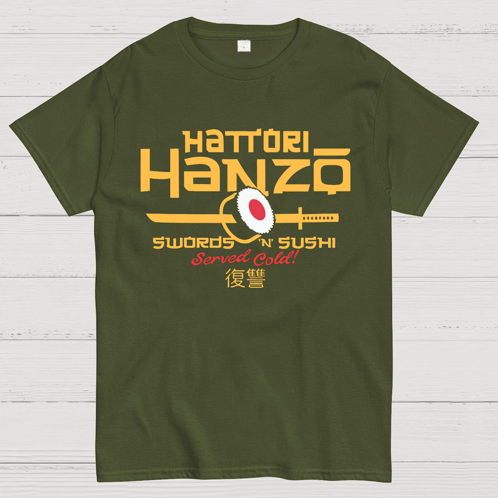 Hattori Hanzo Swords 'n' Sushi  T-Shirt