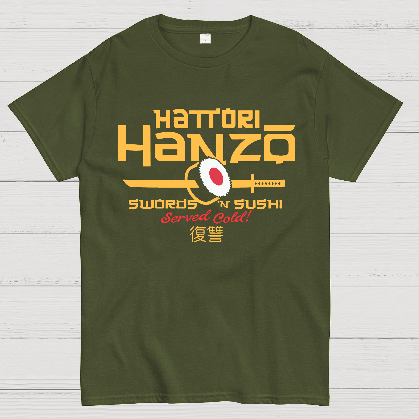 Hattori Hanzo Swords 'n' Sushi  T-Shirt