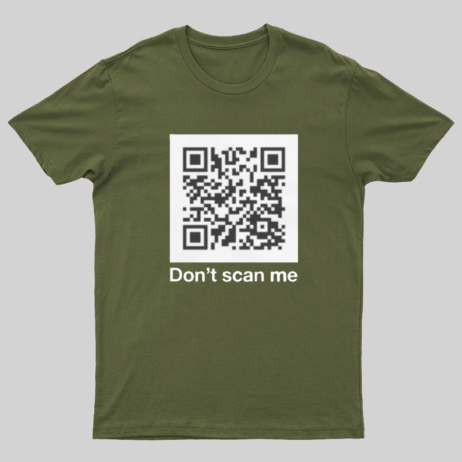 QR Code Prank - Rick Astley - Dont Scan Me - Funny  T-Shirt