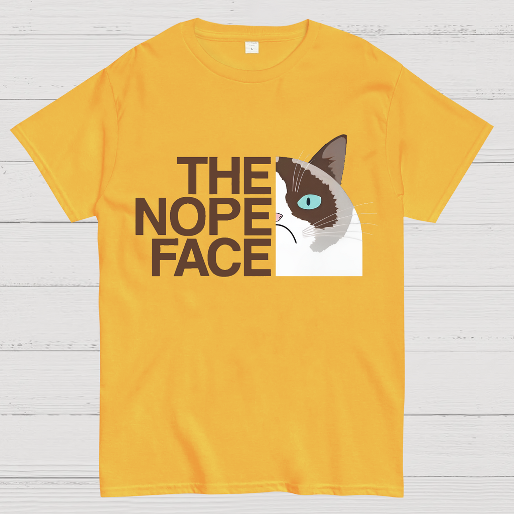 The nope face funny cat  T-Shirt