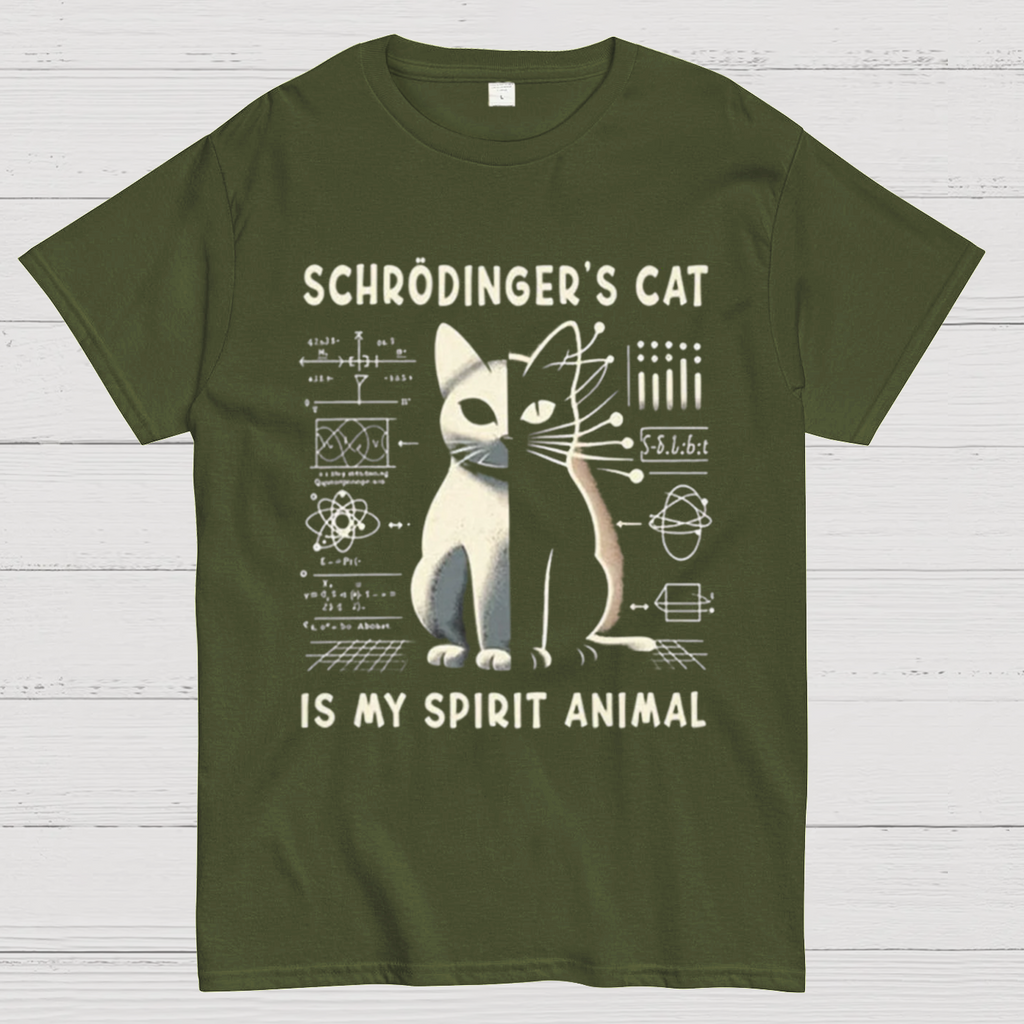 Schrodinger's Сat Science T-Shirts